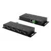 EXSYS EX-6164 4-port RS-232 Serial Device Server, Ethernet na Serial, kov, 10/100 Mbps, Virtual COM