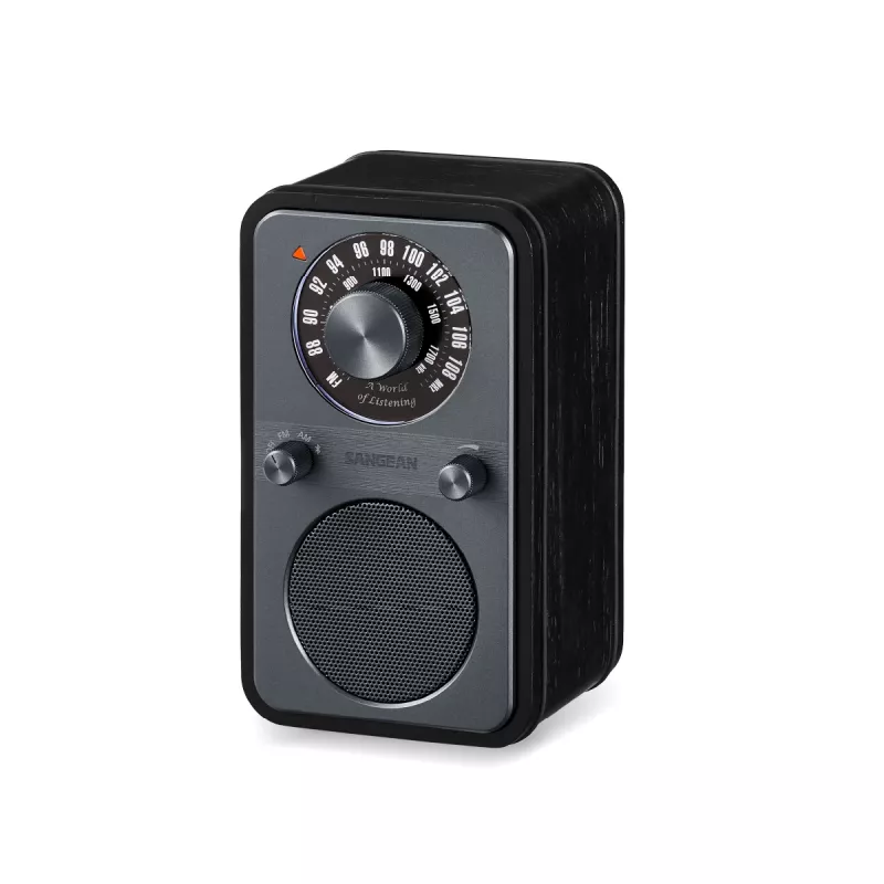 Sangean WR-9 prenosné FM/AM rádio masívne drevo Midnight Oak s Bluetooth 8W