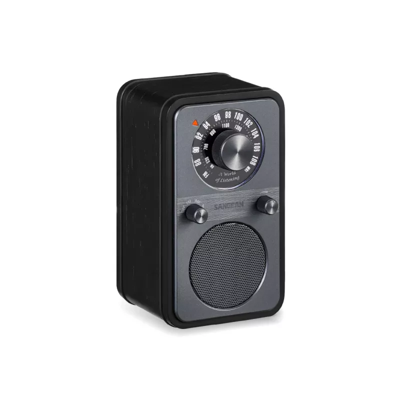 Sangean WR-9 prenosné FM/AM rádio masívne drevo Midnight Oak s Bluetooth 8W