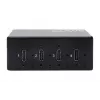 EXSYS EX-12274HMS USB 3.2 Gen 2x1 4-port priemyselný kovový hub, 10Gbps, 15KV ESD, montáž na stenu/DIN lištu