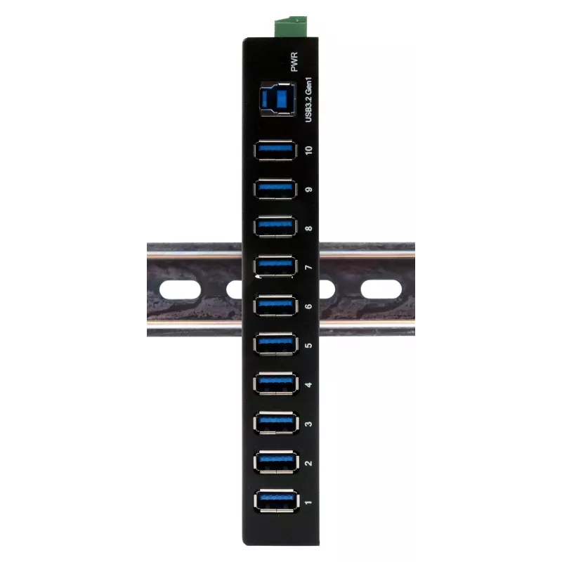 EXSYS EX-11290HMS USB 3.2 Gen 1 10-portový hub s 12V/5A napájacím zdrojom