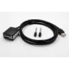 EXSYS USB 2.0 na RS-232 sériový adaptér s +5V a LED, čipová sada FTDI (EX-1311-2F-5V)