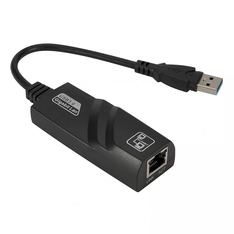 EXSYS EX-1320-3 USB 3.2 Gen 1 na Gigabit Ethernet adaptér (Realtek RTL8153)