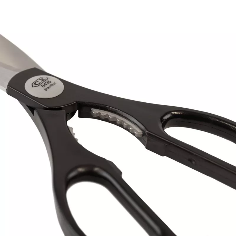C.K Tools C8435 Univerzálne nožnice 145 mm nerezová čepeľ s mikrozubmi a drážkou na odizolovanie