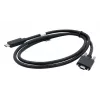 EXSYS USB 3.2 Gen 2x1 kábel C-C s ryhovanými skrutkami, 1m, čierny (EX-K1591V-1.0)