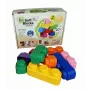 Gerardo's Toys GT3108 mäkká stavebnica, 10 dielov, EVA pena, viacfarebná