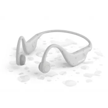 Philips TAK4607GY/00 detské bezdrôtové slúchadlá open-ear, kostné vedenie, IPX5, biele