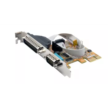 EXSYS EX-44083 PCIe 2-portová RS-232 sériová karta, ASIX AX99100, DB9, Low Profile