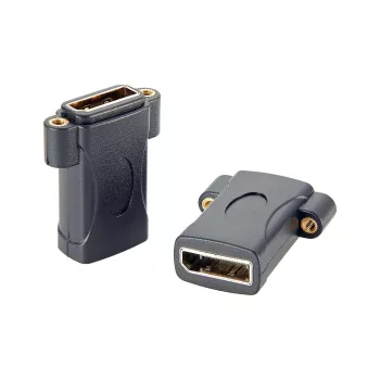 EXSYS EX-49304 panel-mount DisplayPort konektor samica-na-samicu adaptér, skrutkovateľný, 8K 60Hz