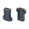 EXSYS EX-49304 panel-mount DisplayPort konektor samica-na-samicu adaptér, skrutkovateľný, 8K 60Hz