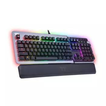 Thermaltake Argent K5 mechanická herná klávesnica - Cherry MX Speed Silver, RGB, nemecké rozloženie