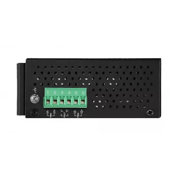EXSYS EX-6226POE priemyselný 8-portový Gigabit PoE+ switch, 12-36VDC, DIN lišta