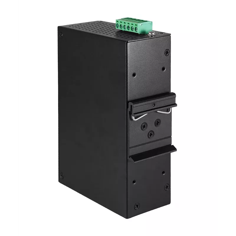 EXSYS EX-6226POE priemyselný 8-portový Gigabit PoE+ switch, 12-36VDC, DIN lišta