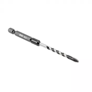 C.K Tools T3115 055 vrták na obklady s hrotom z tvrdokovu 5,5 mm, 1/4 palca šesťhranná stopka