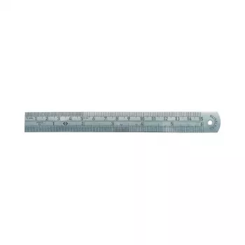 C.K Tools nerezové pravítko, 150 mm / 6 palcov, mm a palcové delenie (T3530 06)
