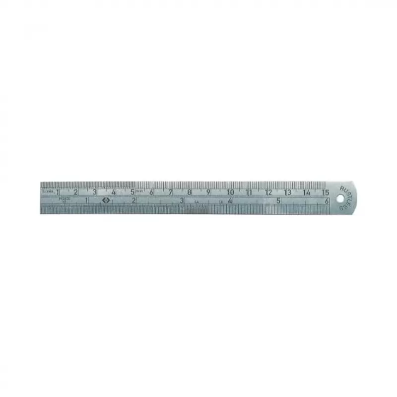 C.K Tools nerezové pravítko, 150 mm / 6 palcov, mm a palcové delenie (T3530 06)