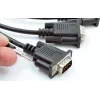 EXSYS EX-OPTC44-9-SM Octopus kábel 4 x 9 Pin Serial RS-232 breakout kábel, HD44 samec na 4x DB9 samec, 0,6m, čierny