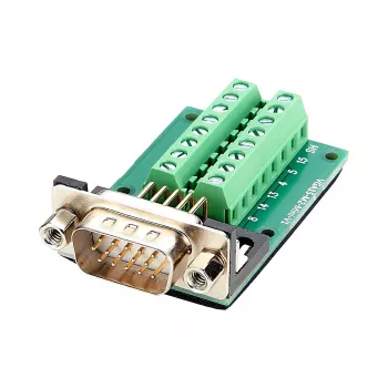 EXSYS EX-49022 VGA samec na 16-pin terminálový blok adaptér