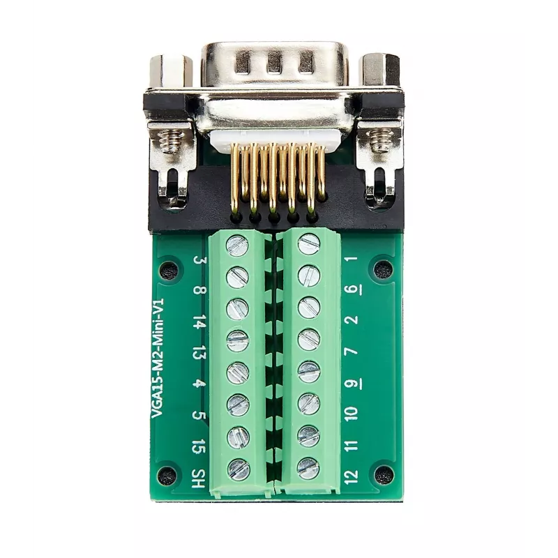 EXSYS EX-49022 VGA samec na 16-pin terminálový blok adaptér