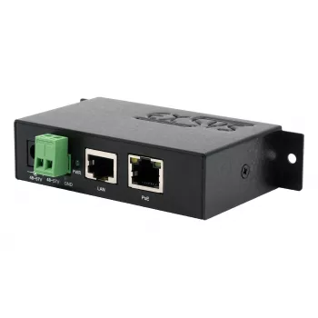 EXSYS EX-6008POE Gigabit PoE++ injektor, 60W, IEEE 802.3bt, 48-57V DC vstup na svorkovnicu, montáž na DIN lištu/stenu