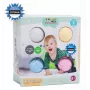 Gerardo's Toys GT7710 sada masážnych a senzorických loptičiek pre deti, 4 ks, rôzne textúry a farby, od 6 mesiacov
