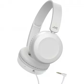 JVC káblové in-ear slúchadlá s mikrofónom, biele