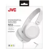JVC káblové in-ear slúchadlá s mikrofónom, biele