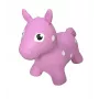 Gerardo's Toys ružový skákací kôň – skákacia hračka pre deti, odolné PVC, nosnosť 50 kg, výška sedadla 28 cm, certifikované CE a EN71
