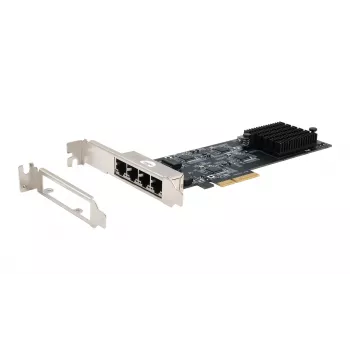 EXSYS Quad 5 Gigabit Ethernet PCIe x4 karta (Realtek RTL8126) EX-60154