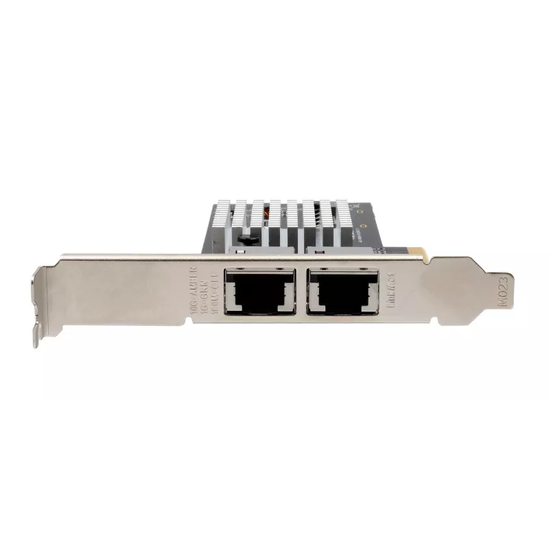 EXSYS Dual 10 Gigabit Ethernet PCIe x4 karta, Intel X550-AT2, 2x RJ45, Low-Profile EX-60222