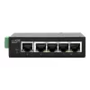 EXSYS 5-portový priemyselný Ethernet switch, 10/100 Mbps, DIN lišta, -40° až +75°C EX-6200-T