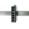 EXSYS 5-portový priemyselný Ethernet switch, 10/100 Mbps, DIN lišta, -40° až +75°C EX-6200-T