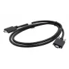 EXSYS USB 3.2 Gen 2x1 Type-C kábel so skrutkami, 3,0m, čierny EX-K1592V-3.0