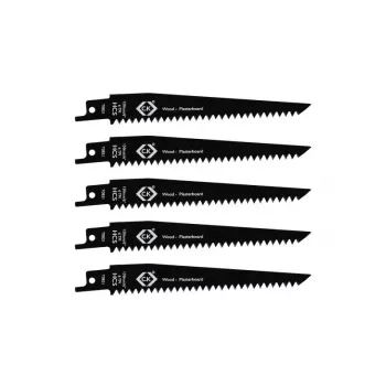 C.K Tools T0821 čepele do šabľovej píly 6 TPI, 150 mm, balenie 5 ks