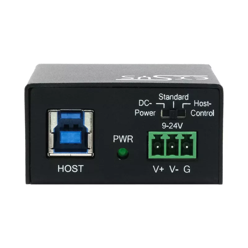 EXSYS USB 3.2 Gen1 4-portový kovový hub s 15KV ESD ochranou (EX-11240HMS)