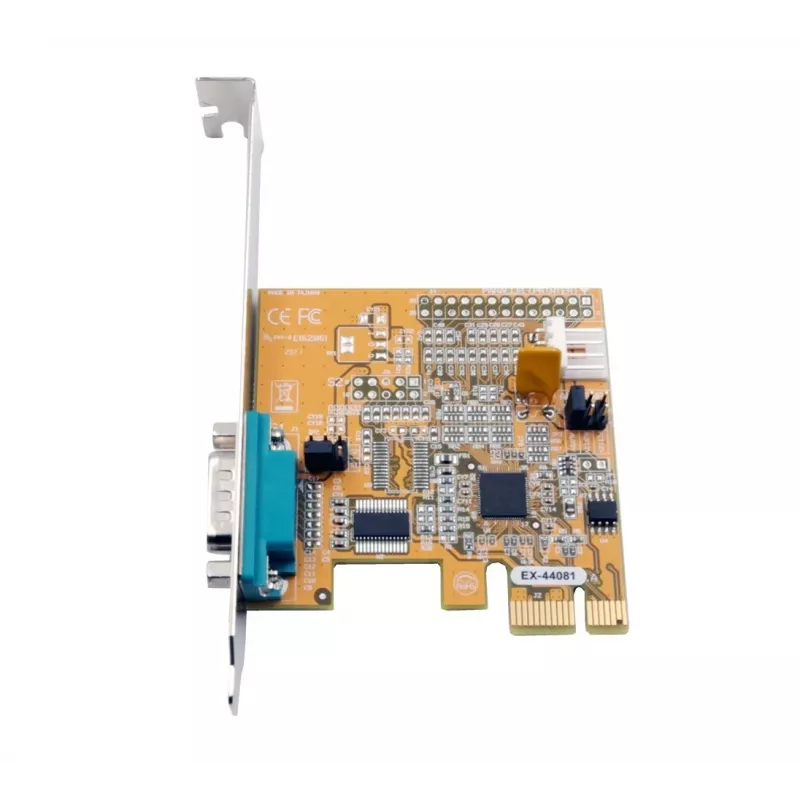 EXSYS EX-44081 PCIe 1-port RS-232 sériová karta, ASIX AX99100, Low Profile