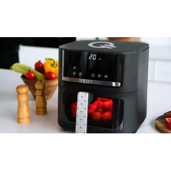 QUIN YJ-6505ADV digitálna teplovzdušná fritéza 6,5L čierna
