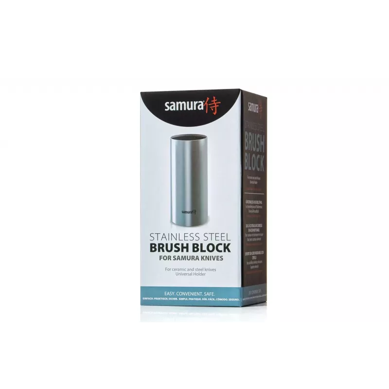 SAMURA KBM-100 magnetický blok na nože, bambus, obojstranný, pojme až 10 nožov