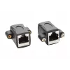 EXSYS EX-49306 Cat.5e RJ45 konektor samica-konektor samica Keystone adaptérový modul, čierny