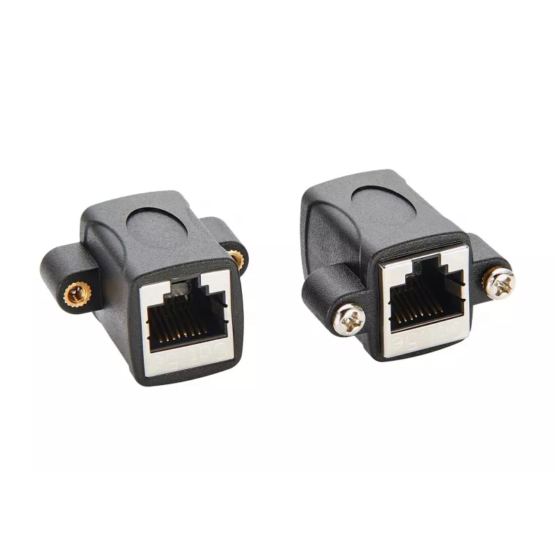 EXSYS EX-49306 Cat.5e RJ45 konektor samica-konektor samica Keystone adaptérový modul, čierny
