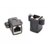 EXSYS EX-49306 Cat.5e RJ45 konektor samica-konektor samica Keystone adaptérový modul, čierny