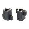 EXSYS EX-49306 Cat.5e RJ45 konektor samica-konektor samica Keystone adaptérový modul, čierny