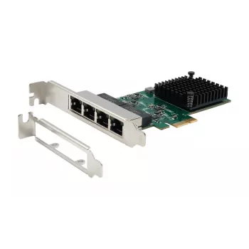EXSYS EX-60104 Quad 1 Gigabit Ethernet PCIe x1 karta (Realtek RTL8111H)