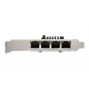 EXSYS EX-60104 Quad 1 Gigabit Ethernet PCIe x1 karta (Realtek RTL8111H)