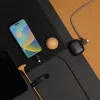 Native Union Belt Cable Duo USB-C na USB-C/Lightning pletený kábel 1,5 m čierna