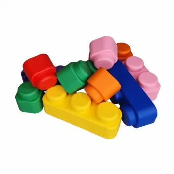 Gerardo's Toys GT3104 mäkká stavebnica, 21 dielov, EVA pena, viacfarebná, pre deti od 6 mesiacov