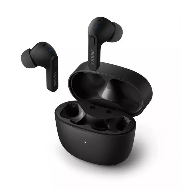 PHILIPS TAT2206BK/00 True Wireless in-ear slúchadlá s nabíjacím puzdrom, čierna