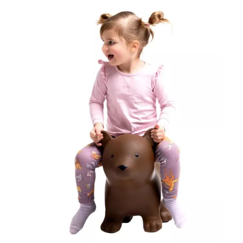 Gerardo's Toys nafukovací skákajúci medveď, hnedý