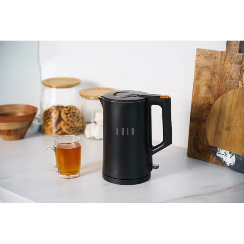 QUIN KTL-101 elektrická rýchlovarná kanvica, 1,5 L, čierna