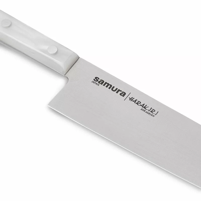 SAMURA Harakiri kuchynský nôž 240 mm akrylová rukoväť čierna